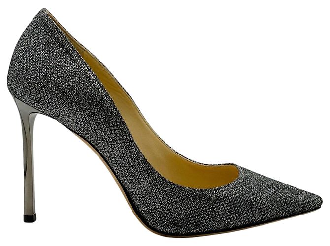 Décolleté Shimmer Silver Pewter Jimmy Choo Argento - vista 2