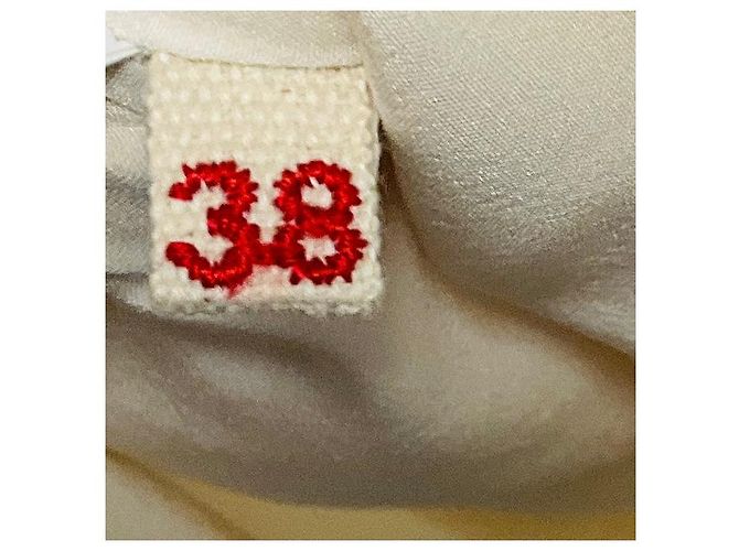 Top de seda sin mangas con lazada frontal Marni Ivory Beige - vista 5
