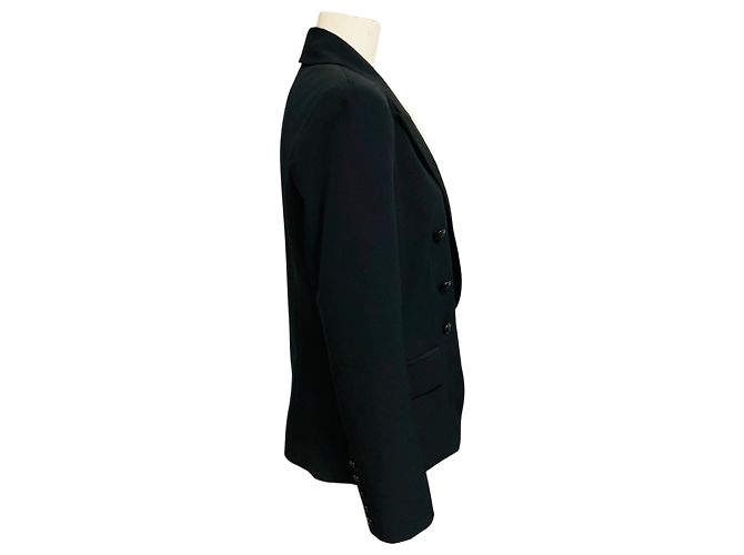 L'Agence Ecru / Black Kenzie Colorblock Double Breasted Blazer Mehrfarben - Ansicht 2