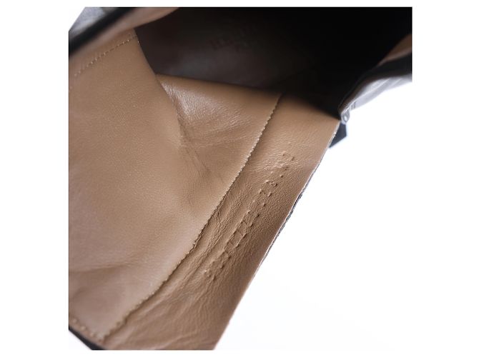 Kelly Hermès Saint Germain Lederstiefel 37.5 Schwarz - Ansicht 9