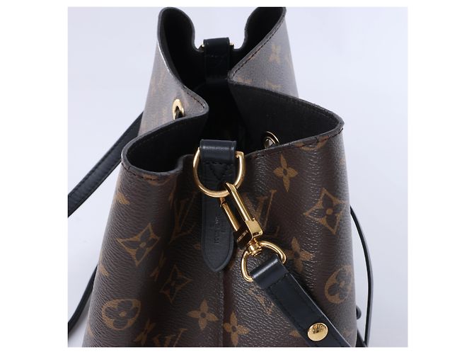Borsa a tracolla Louis Vuitton Monogram Neonoe in Brown Marrone - vista 4