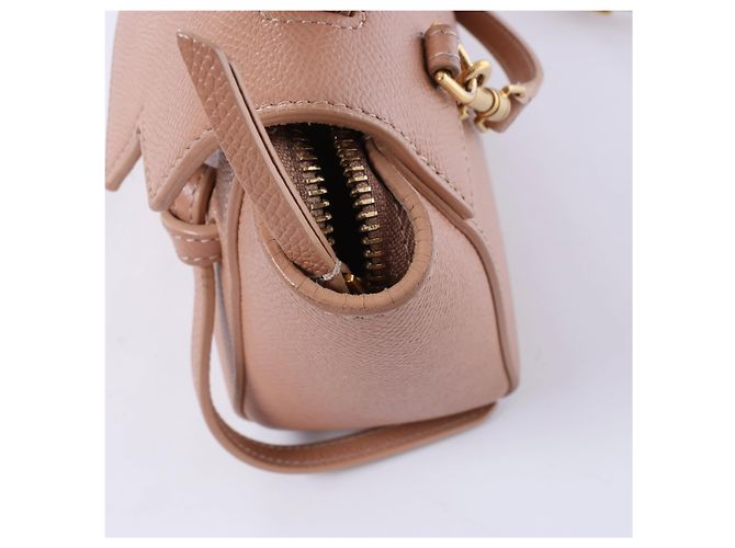 Céline Borsa a mano 2 vie Celine Belt Bag Pico in pelle Beige - vista 12