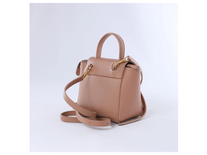 Céline Borsa a mano 2 vie Celine Belt Bag Pico in pelle Beige - vista 3