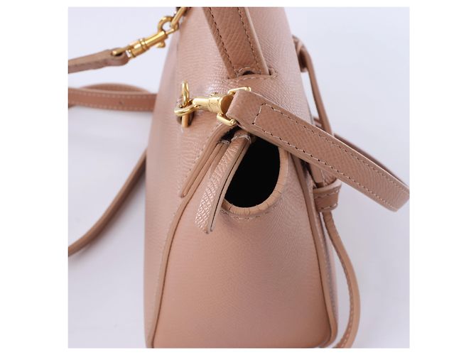 Céline Borsa a mano 2 vie Celine Belt Bag Pico in pelle Beige - vista 4
