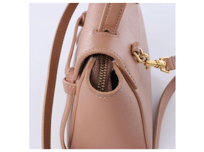 Céline Borsa a mano 2 vie Celine Belt Bag Pico in pelle Beige - vista 5