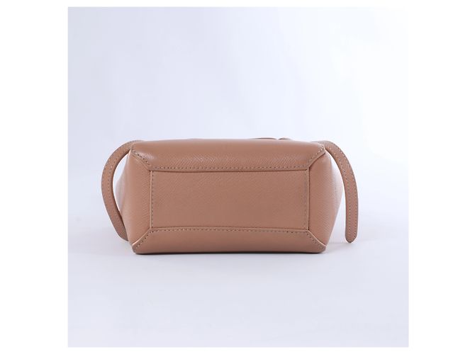 Céline Borsa a mano 2 vie Celine Belt Bag Pico in pelle Beige - vista 6