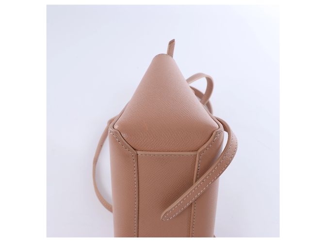 Céline Borsa a mano 2 vie Celine Belt Bag Pico in pelle Beige - vista 7