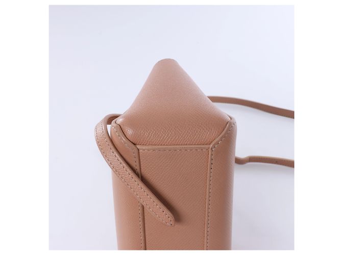 Céline Borsa a mano 2 vie Celine Belt Bag Pico in pelle Beige - vista 8