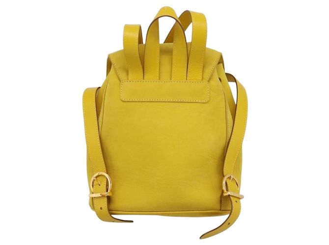Salvatore Ferragamo Gancini Suede Yellow - view 2