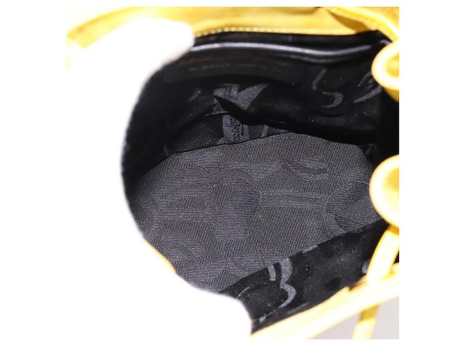 Salvatore Ferragamo Gancini Suede Yellow - view 5