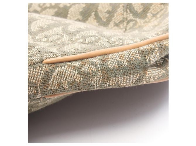 Borsa a tracolla Christian Dior Dior Trotter Saddle Pouch Marrone Beige Verde - vista 8