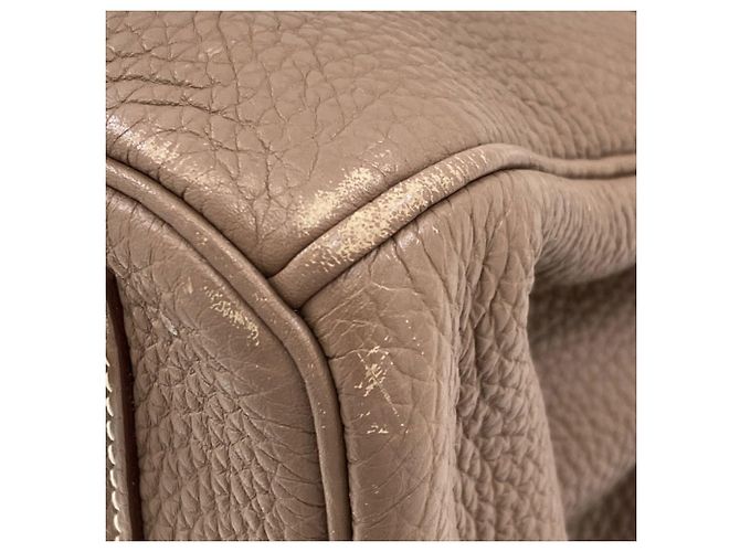Hermès Borsa Hermes Birkin 30 in pelle Togo marrone - vista 22