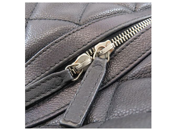 Borsa Tote Chanel Matelassé Coco Mark Nero - vista 13