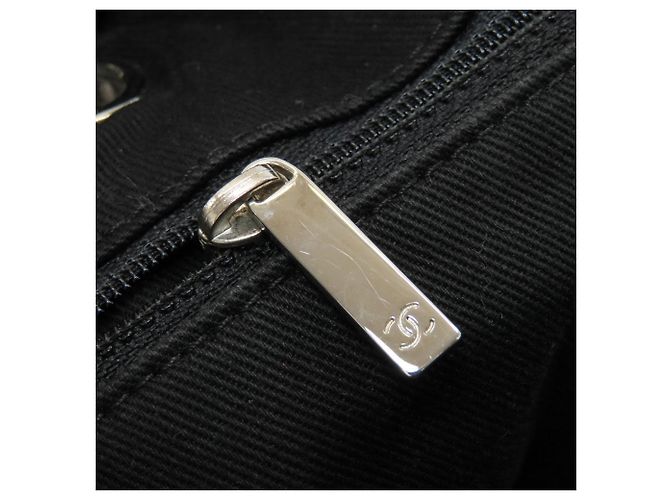 Borsa Tote Chanel Matelassé Coco Mark Nero - vista 15