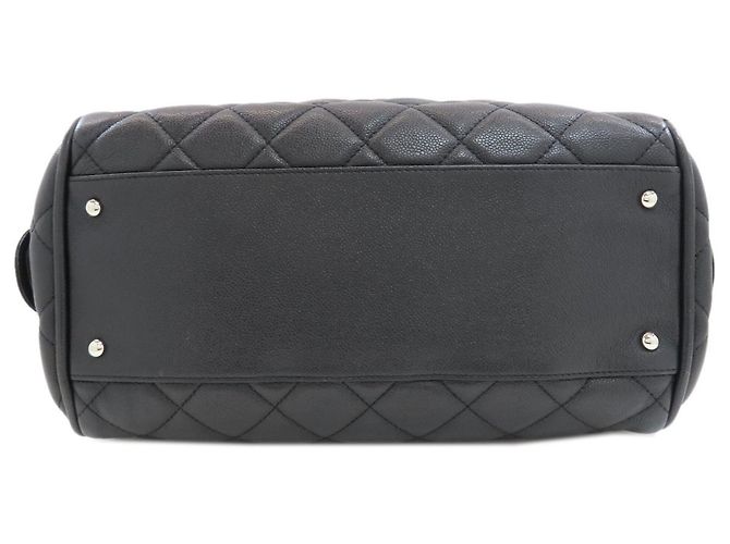 Borsa Tote Chanel Matelassé Coco Mark Nero - vista 4