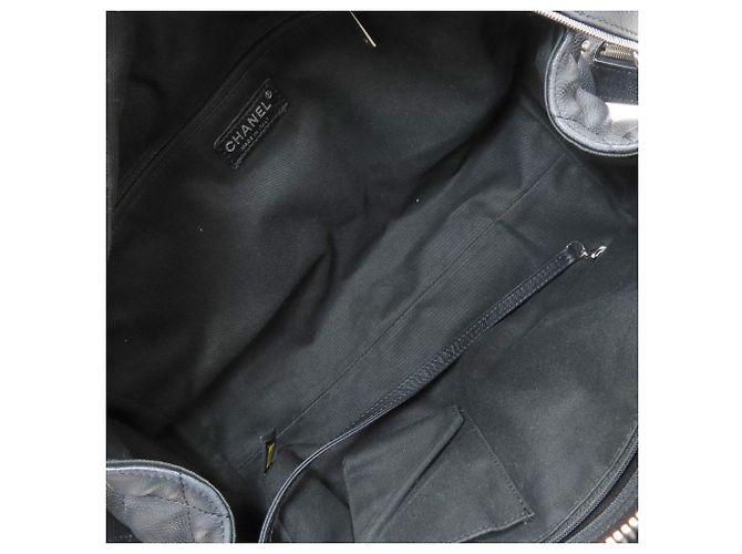 Borsa Tote Chanel Matelassé Coco Mark Nero - vista 5