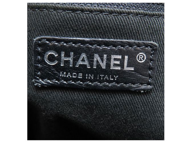Borsa Tote Chanel Matelassé Coco Mark Nero - vista 6