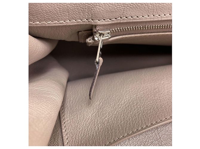 Hermès Borsa Hermes Birkin 35 in pelle Togo grigiastra Grigio - vista 11