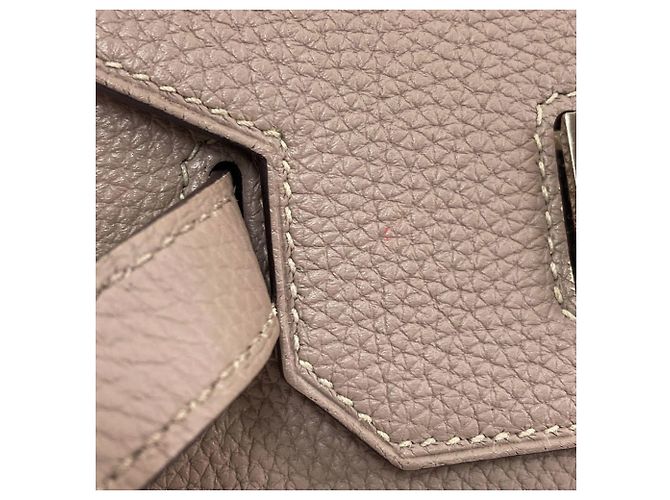 Hermès Borsa Hermes Birkin 35 in pelle Togo grigiastra Grigio - vista 22