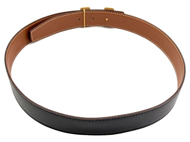 Hermès Hermes Reversible H-Belt Brown Black - view 3