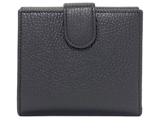 Cartera bi-fold Gucci de cuero negro - vista 2