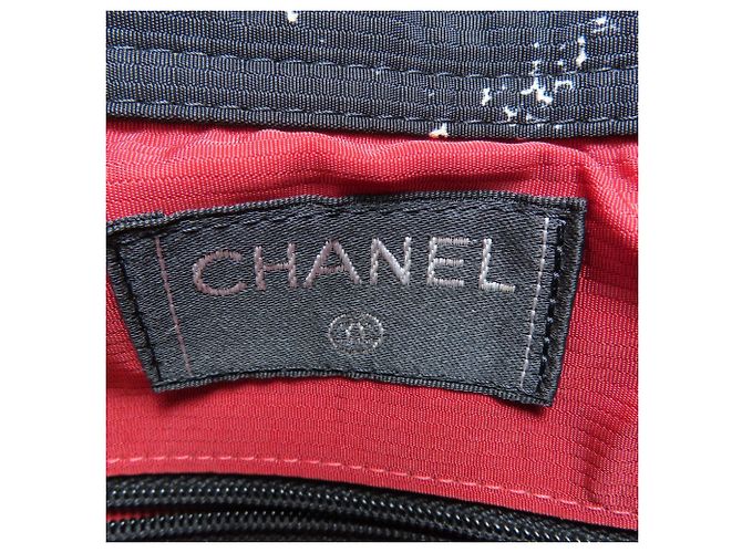 Zaino Chanel Travel Line in nylon nero - vista 6