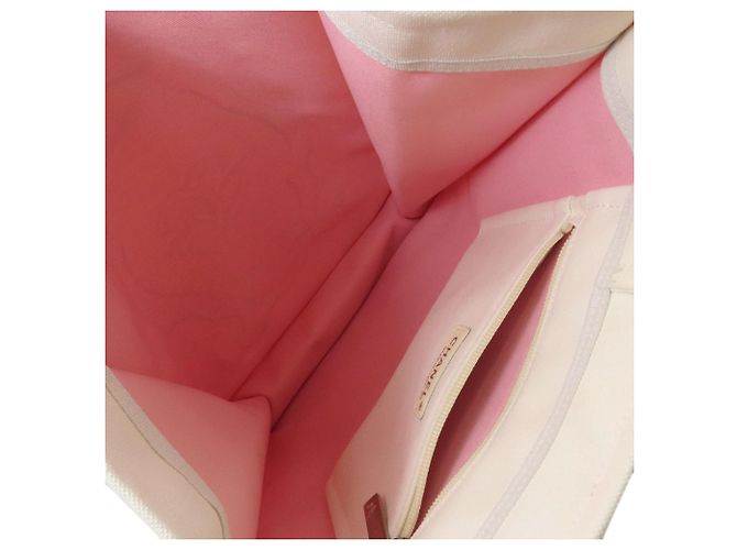 Sac Tote Chanel Miami Cruise Line Blanc - vue 5