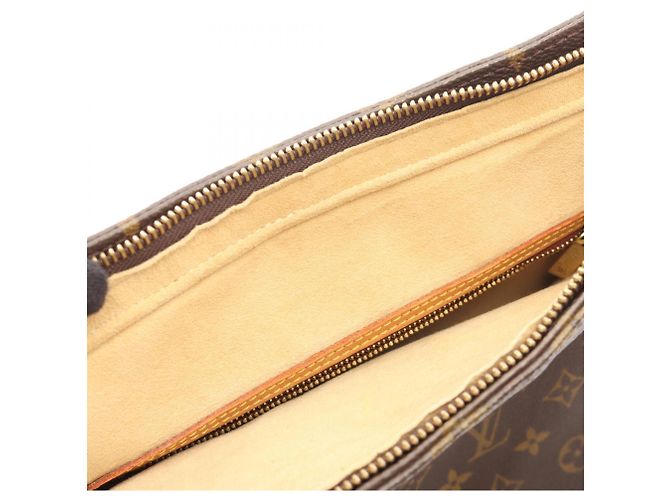 Borsa a tracolla Louis Vuitton Looping GM Marrone - vista 10
