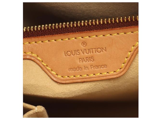 Borsa a tracolla Louis Vuitton Looping GM Marrone - vista 4