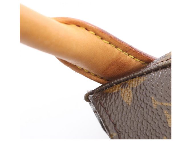 Borsa a tracolla Louis Vuitton Looping GM Marrone - vista 9