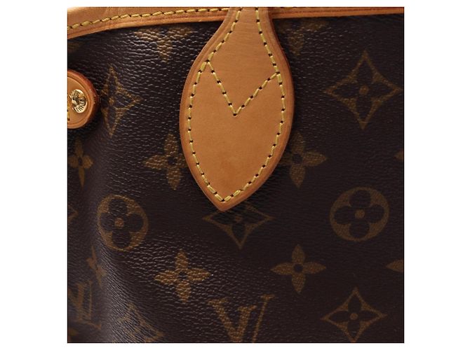 Borsa Tote Louis Vuitton Neverfull PM Monogram Marrone Monogramma - vista 10