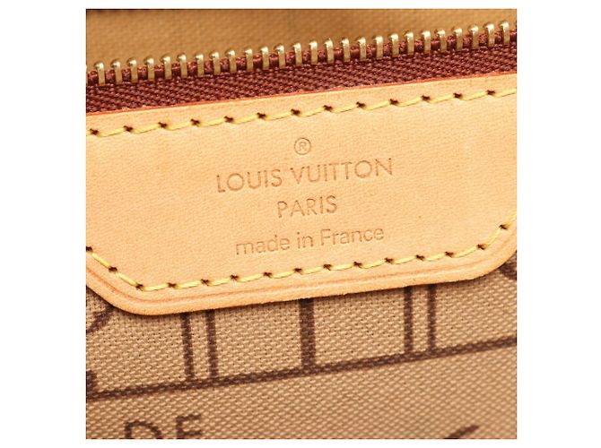Borsa Tote Louis Vuitton Neverfull PM Monogram Marrone Monogramma - vista 4