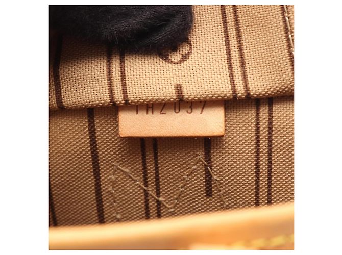 Borsa Tote Louis Vuitton Neverfull PM Monogram Marrone Monogramma - vista 5