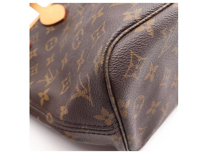 Borsa Tote Louis Vuitton Neverfull PM Monogram Marrone Monogramma - vista 7