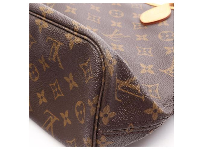 Borsa Tote Louis Vuitton Neverfull PM Monogram Marrone Monogramma - vista 8