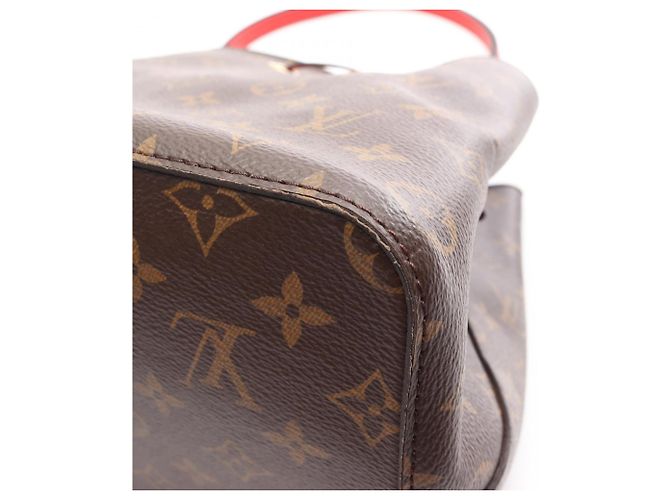 Néonoé Borsa a tracolla Louis Vuitton NeoNoe Monogram Coquelicot Marrone Rosso Monogramma - vista 7