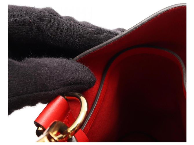 Néonoé Borsa a tracolla Louis Vuitton NeoNoe Monogram Coquelicot Marrone Rosso Monogramma - vista 9
