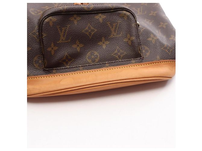 Zaino/Borsa Louis Vuitton Montsouris MM Monogram Marrone Monogramma - vista 11