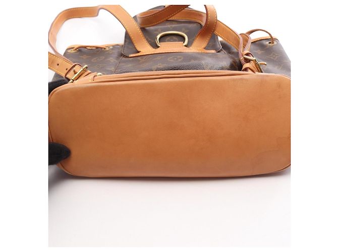 Zaino/Borsa Louis Vuitton Montsouris MM Monogram Marrone Monogramma - vista 6