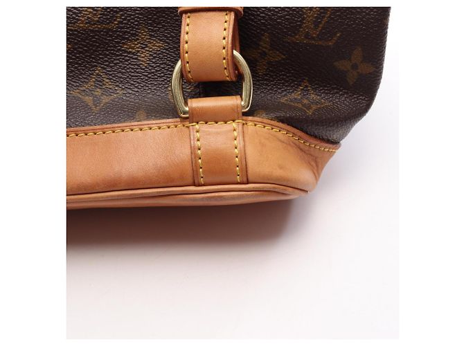 Zaino/Borsa Louis Vuitton Montsouris MM Monogram Marrone Monogramma - vista 7
