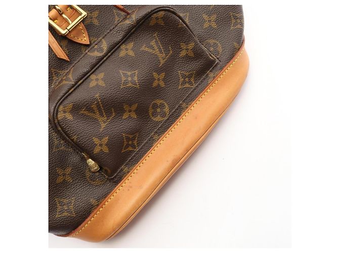 Zaino/Borsa Louis Vuitton Montsouris MM Marrone - vista 10