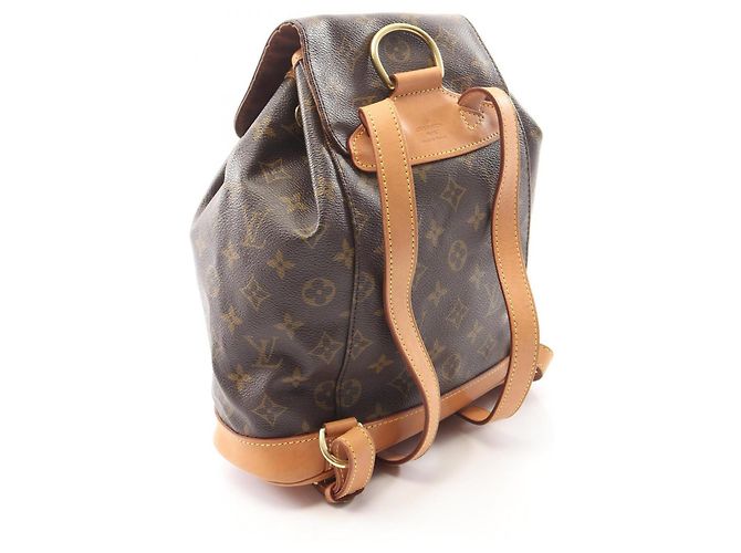 Zaino/Borsa Louis Vuitton Montsouris MM Marrone - vista 2