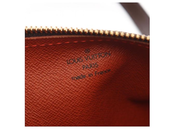 Borsa Louis Vuitton Papillon 30 Damier Ebene Marrone - vista 4