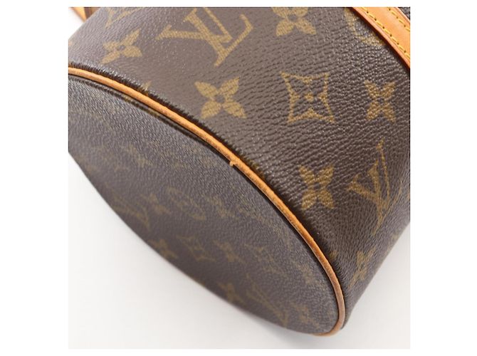 Borsa a mano Louis Vuitton Papillon 30 Marrone Monogramma - vista 6