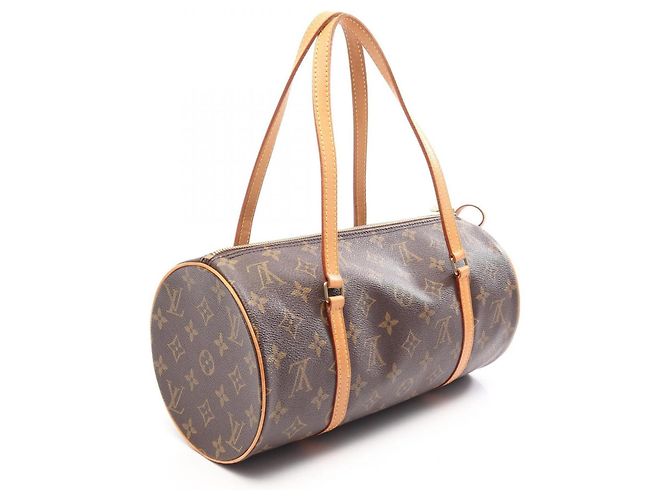 Borsa a mano Louis Vuitton Papillon 30 Marrone Monogramma - vista 2