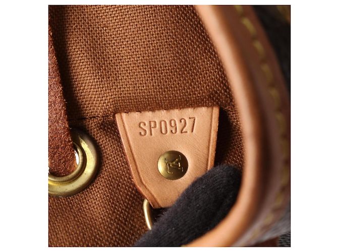 Mochila/Bolso Louis Vuitton Mini Montsouris Castaño Monograma - vista 5