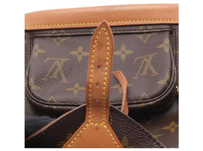Mochila/Bolso Louis Vuitton Mini Montsouris Castaño Monograma - vista 8