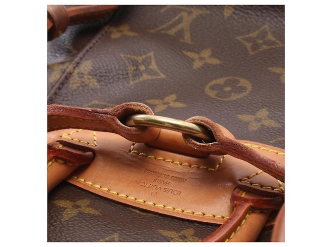 Mochila/Bolso Louis Vuitton Mini Montsouris Castaño Monograma - vista 9