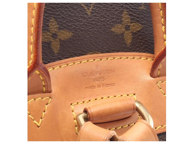 Zaino/Borsa Louis Vuitton Mini Montsouris Marrone Monogramma - vista 4