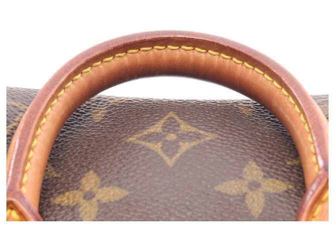 Zaino/Borsa Louis Vuitton Mini Montsouris Marrone Monogramma - vista 6